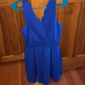 Blue dress